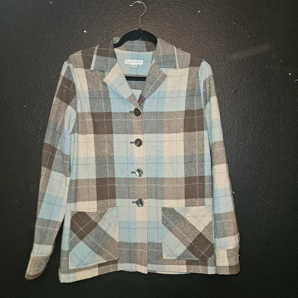 Pendleton Plaid Wool Flannel - Picture 1 of 4
